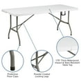 thumbnail image 3 of Tent Set - 8'x8' White Canopy Tent, 6-Foot Table, Set of 4 White Folding Chairs, 3 of 4