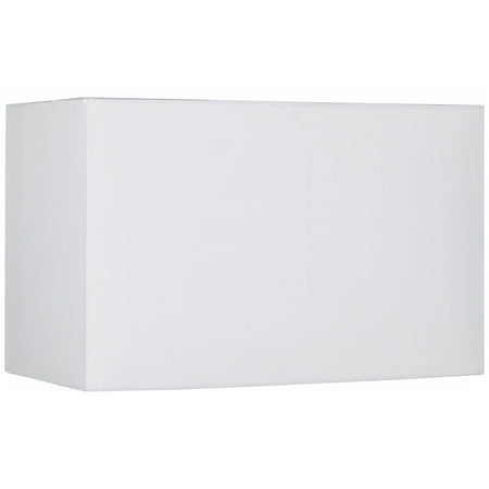 Rectangular Billiard Shade - Brentwood White Rectangular Hardback Shade 8/16x8/16x10 (Spider)