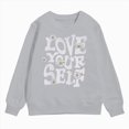 thumbnail image 4 of TOWED22 Girl's Sweatshirt Oversized Cute Graphic Crewneck Long Sleeve Pullover Tops,6Y, 4 of 4