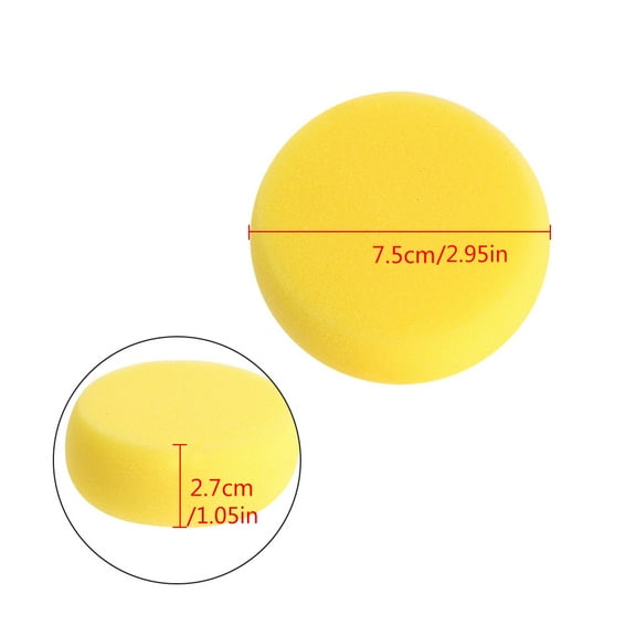 Ladaidra Brown fhgksm Round Painting Sponge for Art Drawing Craft Clay Pottery Sculpture