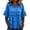 Blue -BP28, variant on Nestiefly Womens Linen Tops Summer Casual Short Sleeve V Neck Shirts Fringe Retro Cotton Linen Blouses Raw Hem Beach Clothes 2026 Gray M