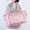 Pink, variant on Taicans Foldable Travel Duffel Bag Tote Carry on Luggage Bag Sports Gym Bag for Women and Girls