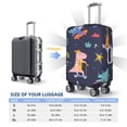 thumbnail image 6 of Disketp Cartoon Dinosaur Scooter Sport Blue Elastic Travel Luggage Cover Travel Suitcase Protective Cover For Trunk Case Apply To 18''-32'' Suitcase Cover (Luggage not included)-Small, 6 of 9