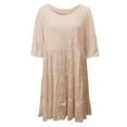 thumbnail image 3 of Sparkly Flowy Dress, Short Tiered Babydoll for Women Party Club Night, 3 of 9