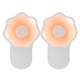 thumbnail image 2 of Cubrepezones de silicona sin tirantes, sin costuras, para vestidos de fiesta pétalo, 2 of 8