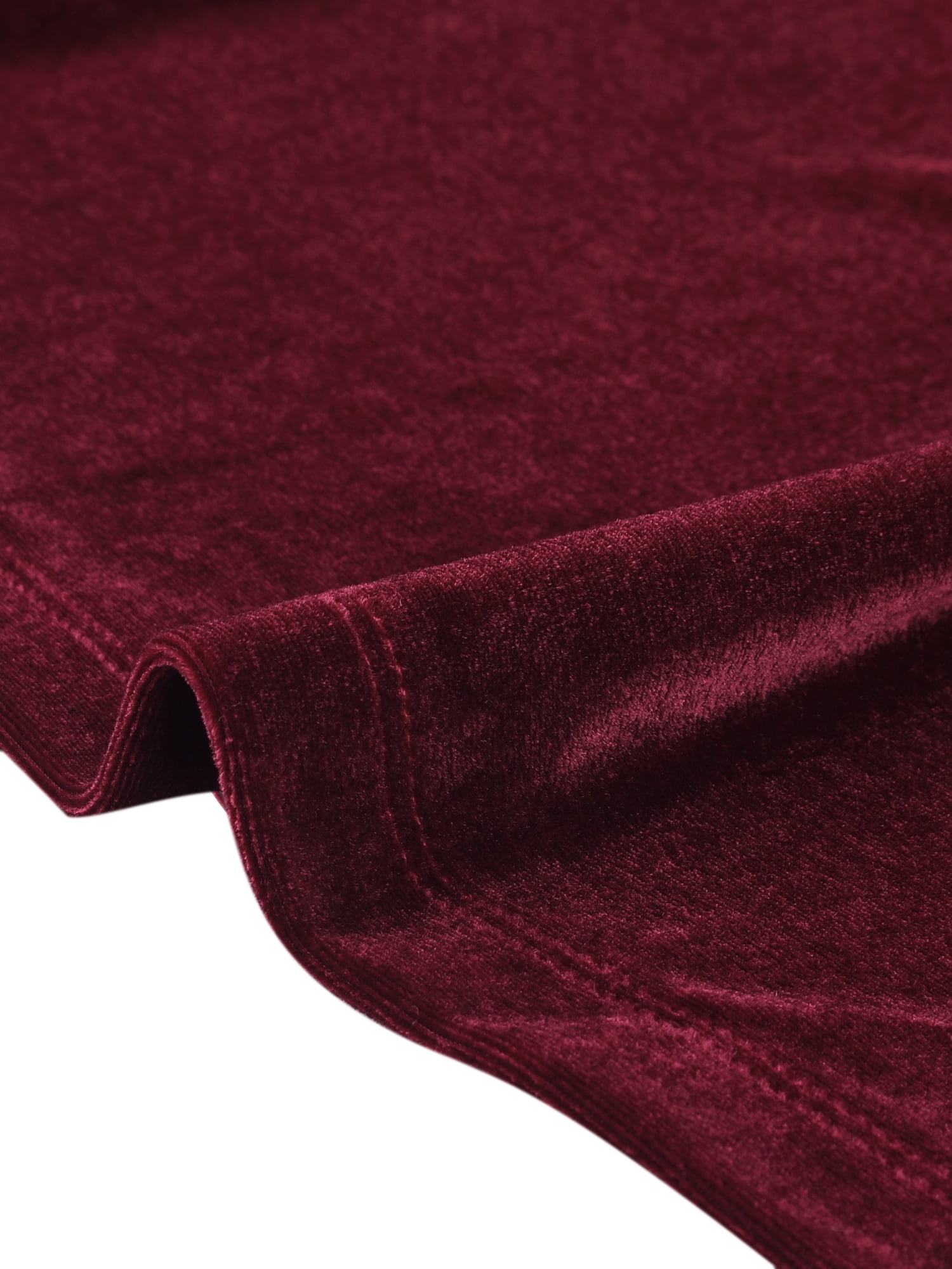 DARING DIVA Gothic Open Front Velvet Shrug Cropped Cardigan S Burgundy