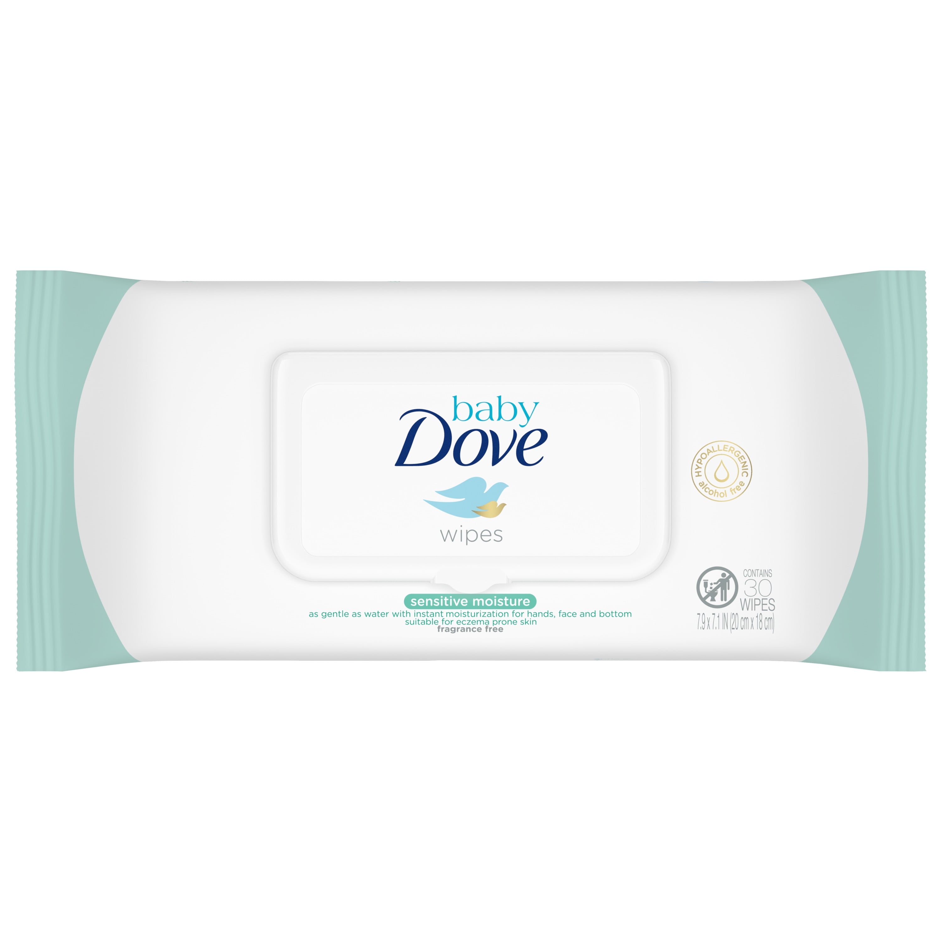 50 Sheets 1 2 3 6 12 Packs Dove Baby Sensitive Moisture Wipes 