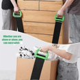 thumbnail image 4 of high quality2pcs Adjustable Lifting Moving Straps, Furniture Moving Straps Multifunctional Carrying Strap Belt with Durable Handles for Furniture Boxe, 4 of 5