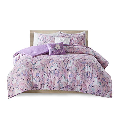 Urban Habitat Kids Lola Cotton Printed Comforter Set Pink Full/Queen