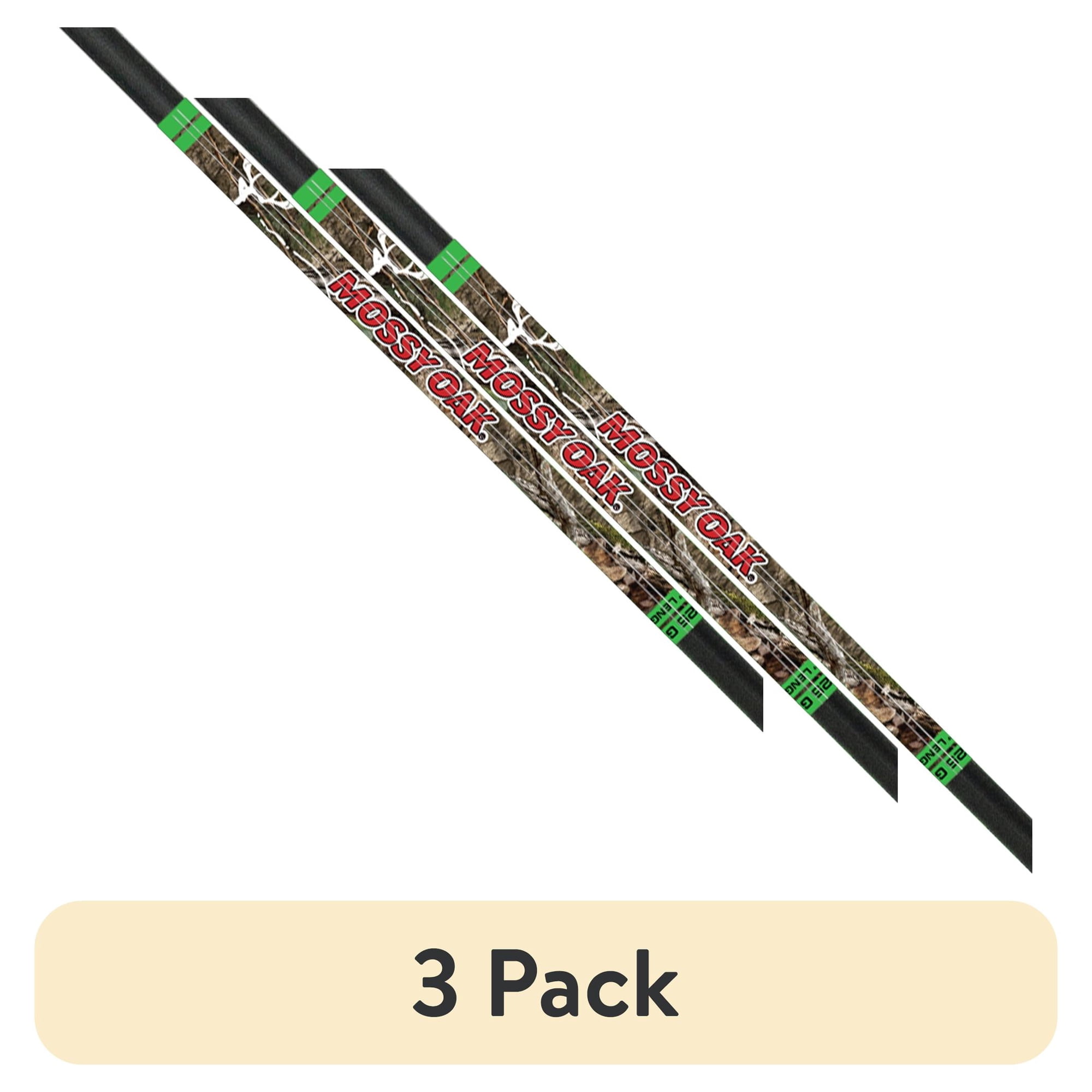 (3 pack) Mossy Oak Crossbow Bolt 20 Black