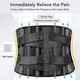 thumbnail image 3 of Medical Back Lumbar Support Belt Waist Orthopedic Brace Posture Men Women Corset Spine Decompression Waist Trainer Pain Relief, 3 of 5