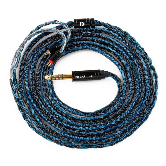 Cable IEM Keephifi KBEAR ST16 Plus Upgrade de 2 m, 4,4 mm, 2 pines