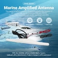 thumbnail image 2 of Audiopipe 59“ Marine Am/Fm Amplifier Antenna (APMR-300ANT), 75 Ohms Coaxial Cable, Motorola Type Connector,Marine Case Antenna for Boats Radio, 2 of 8