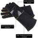 thumbnail image 3 of Guantes resistentes al calor y al fuego extremos YONGSHENG cuero con costuras de Kevlar, 3 of 5