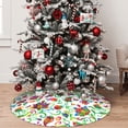 thumbnail image 5 of Yiaed Paisley Print Christmas Tree Skirt , Tree SkirtsTree Mat for Christmas Winter Holiday Indoor Decorations-48", 5 of 7
