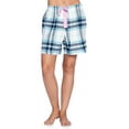 thumbnail image 3 of Ashford & Brooks Women's 2 Pack Soft Flannel Plaid Pajama Lounge Sleep Shorts Bottoms, 3 of 4
