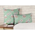 thumbnail image 2 of Vargottam Luxury, Printed Mint Green CushionCoversDecorative PillowCoversSquareThrow Pillowcase -24x24Inches, 2 of 6