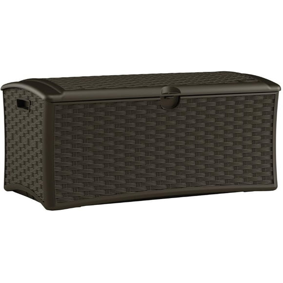 9.2 Cu. Ft Resin Wicker Storage Deck Box
