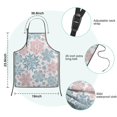 thumbnail image 7 of Blue and Pink Christmas Snowflake Pattern Kids Aprons for Girls and Boys,Adjustable Neck Strap Toddler Aprons for Kids Cooking Baking, 7 of 7