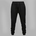 thumbnail image 3 of JXMVOJ Mens Joggers Sweatpants Athletic Running Pants Drawstring Workout Track Pants Men's Solid Color Pocket Drawstring Casual Youth Versatile Sports Oversized Pants with Pockets, 3 of 6