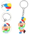 thumbnail image 4 of GOOHOCHY 12 Uds llaveros pequeño payaso llavero mochila llavero monedero decoración lindo llavero, 4 of 7