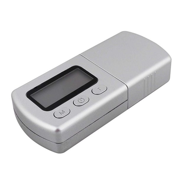 Kenally Stylus de plástico Escalas de fuerza de seguimiento Pantalla digital portátil Retroiluminación Tocadiscos Medidor de sala de música con Type2 NO2 Kenally GJ0340-01B
