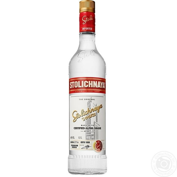 Pack de 2 Vodka Stolichnaya 750 ml