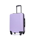thumbnail image 4 of 20" Carry On Luggage Hardshell Lightweight Hardside Suitcase with Silent Spinner Wheels, Purple, 4 of 6