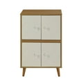 thumbnail image 3 of ACME Anita Cabinet in Natural & White, 3 of 7