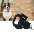 thumbnail image 1 of Dog Retractable Leash, Dual Handle Pet Traction Leash with LED Light for Medium Small Dogs, Provides Safety and Visibility in Low Light Conditions, 1 of 7