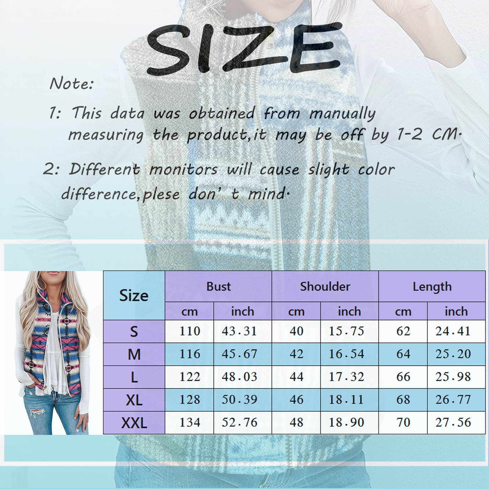 TIANZEN Coat For Womens Fuzzy Jacket Lightweight Vest Cozy Sleeveless Cardigan Zipper Outerwear With Pocket Corduroy Vest for Women Reversible Vest Lightweight Vests for Women