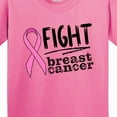 thumbnail image 4 of Inktastic Fight Breast Cancer Pink Ribbon Youth T-Shirt, 4 of 5