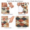 thumbnail image 5 of FORMRS Mens Swim Trunks Mesh Liner Quick Dry Casual Beach Board Shorts with Pockets, Sizes S-2XL, Checkered Pattern, 5 of 9