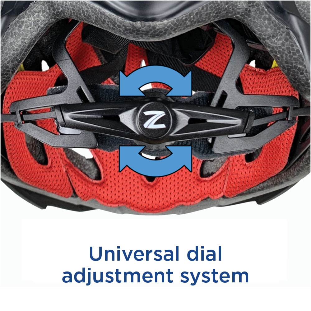 Zefal Adult Black Bike Helmet (Universal Adjustment, 24 Vents, Ages 14+)