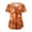 Gold, variant on Scrub Tops Women V Neck Pumpkin Nursing Uniforms with Pockets Orange for Size M