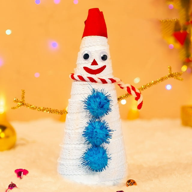 Navidad hecha a mano árbol de Navidad decoración de escritorio DIY niños paquete de Material hecho a mano Wmkox8yii shdjk5419