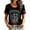 Black, variant on Women’s Patriotic 911 25th Anniversary T‑Shirt, 2001‑2026 25th Anniversary Never Forget Crew Neck Short Sleeve Tee Tops American Flag Faith Hope Courage Memorial Graphic Tees