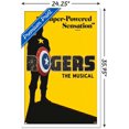 thumbnail image 3 of Marvel Hawkeye - Rogers The Musical Playbill Wall Poster, 22.375" x 34", Framed, 3 of 3
