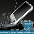 thumbnail image 5 of Dteck Case for iPhone 16e,Heavy Duty Shockproof Rugged Case with Built-in Glass Screen Protector, 360 Full Body DustProof Protective Cover for iPhone 16e, Silver, 5 of 8