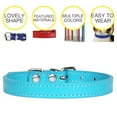 thumbnail image 4 of Faux Leather Collar Metal Buckle Pet Collar Adjustable Pet Collar for Small Dogs, 4 of 10