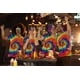 thumbnail image 3 of Conjunto de Disfraz Bombline Hippie 4 Piezas Tie Dye para Mujeres/Hombres, 3 of 6