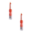 thumbnail image 1 of Oleegame 2 Pcs Coupe-Frites 2 en 1 Soie l'Acier Inoxydable Haché Oignon Vert Râpe Multifonctionnelle Gadget Alimentaire Orange, 1 of 8