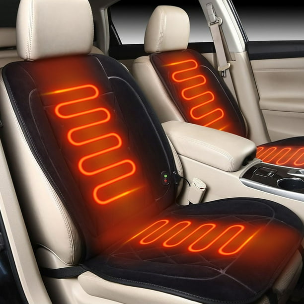 XWSHYW Cojines para Sillas Cojín Calefactor Inteligente para Estudio de Coche, Cojín de Imitación 12V24V Universal
