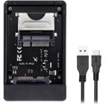 thumbnail image 3 of Yazoeia CFast Card Reader,CFast Card to USB C & USB 3.0 Adapter with 2.5 Inch External Hard Drive Enclosure CJC912-24379, 3 of 8