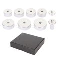 thumbnail image 1 of 7Pcs Bezel Case Press Die Professional Aluminium Alloy Round Watch Back Cover Press Repair Tool Set 27‑40mm, 1 of 9