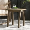 thumbnail image 2 of Outdoor Side Table,Small Square Wood End Table,Grey, 2 of 7