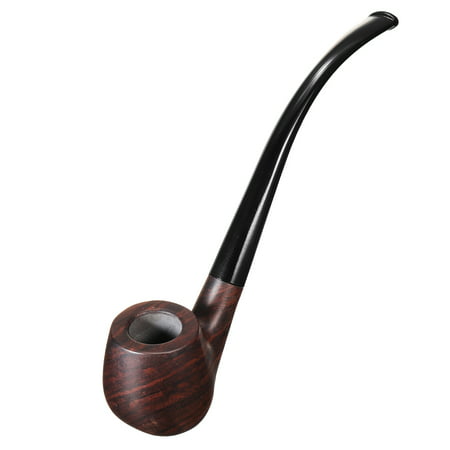 Ebony Wooden Man High-ended Smoking Pipe Tobacco Cigarettes Cigar Pipes Boy Friend Father Christmas (Best Pipe For Smoking Dmt)