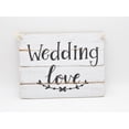 thumbnail image 1 of White Wedding Love Vintage Wood Sign, 1 of 1