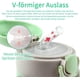 thumbnail image 3 of Taza de aprendizaje para bebés, a partir de 6 meses, 280 ml, taza para bebés a prueba de fugas, fácil de sostener, ergonómica, verde hierba Rojo Verde MX-0130857FYD, 3 of 5