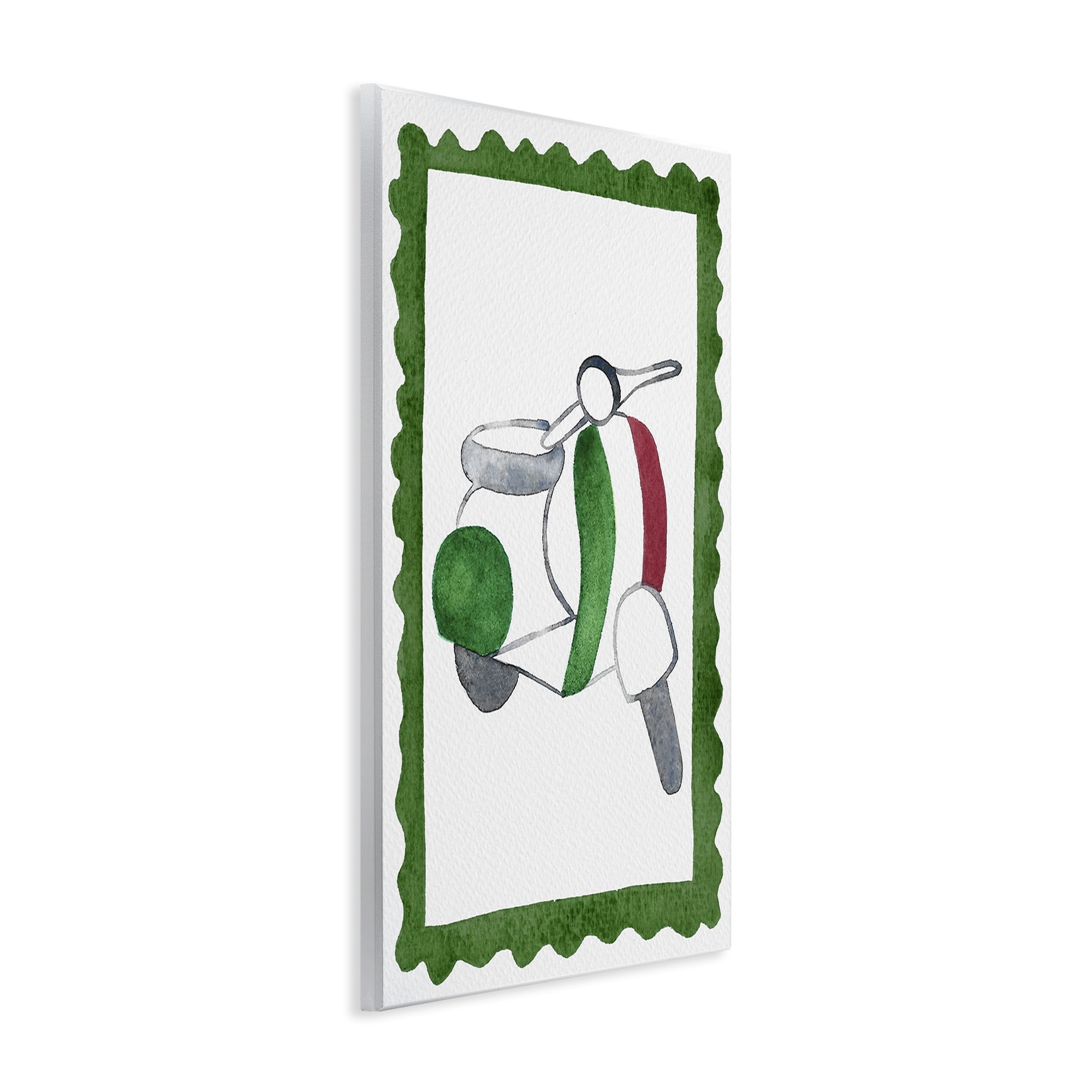 Stupell Industries Italian Motor Scooter Wall Plaque Art, design by Camila Juncos